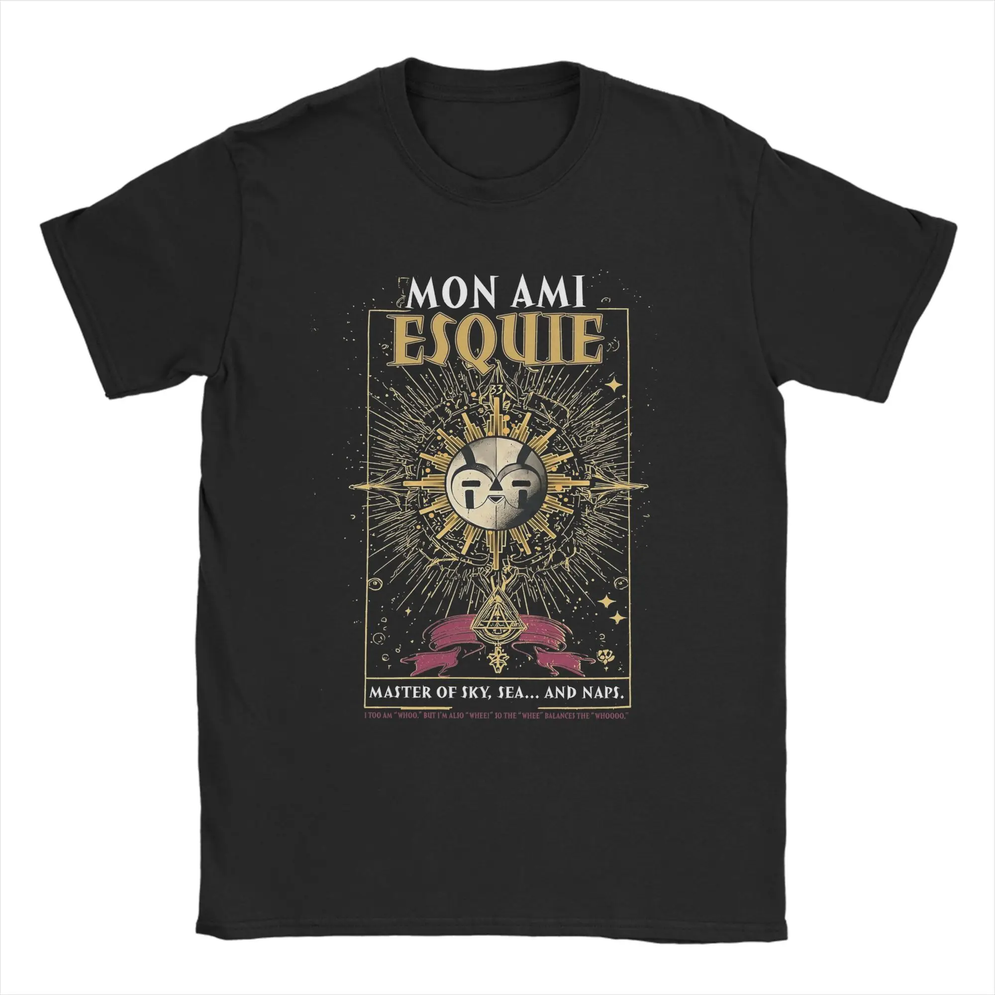 

Esquie Clair Obscur Expedition 33 T-Shirts Men Awesome Cotton Tees Round Collar Short Sleeve T Shirts Birthday Gift Tops