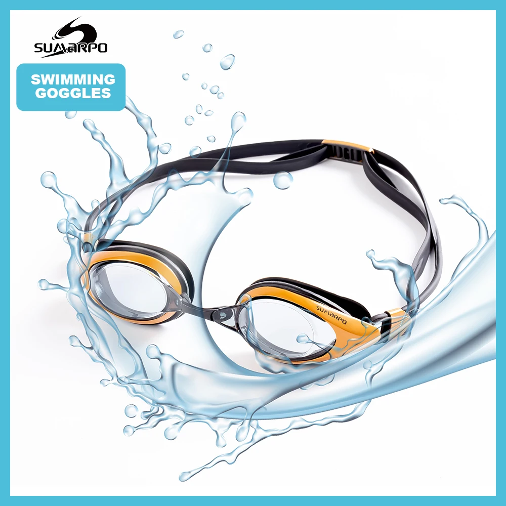 SUMARPO Swim Goggles - Polarized, Anti-Fog, Leak Proof, UV Protection Swimming Goggles for Men Women and Youth