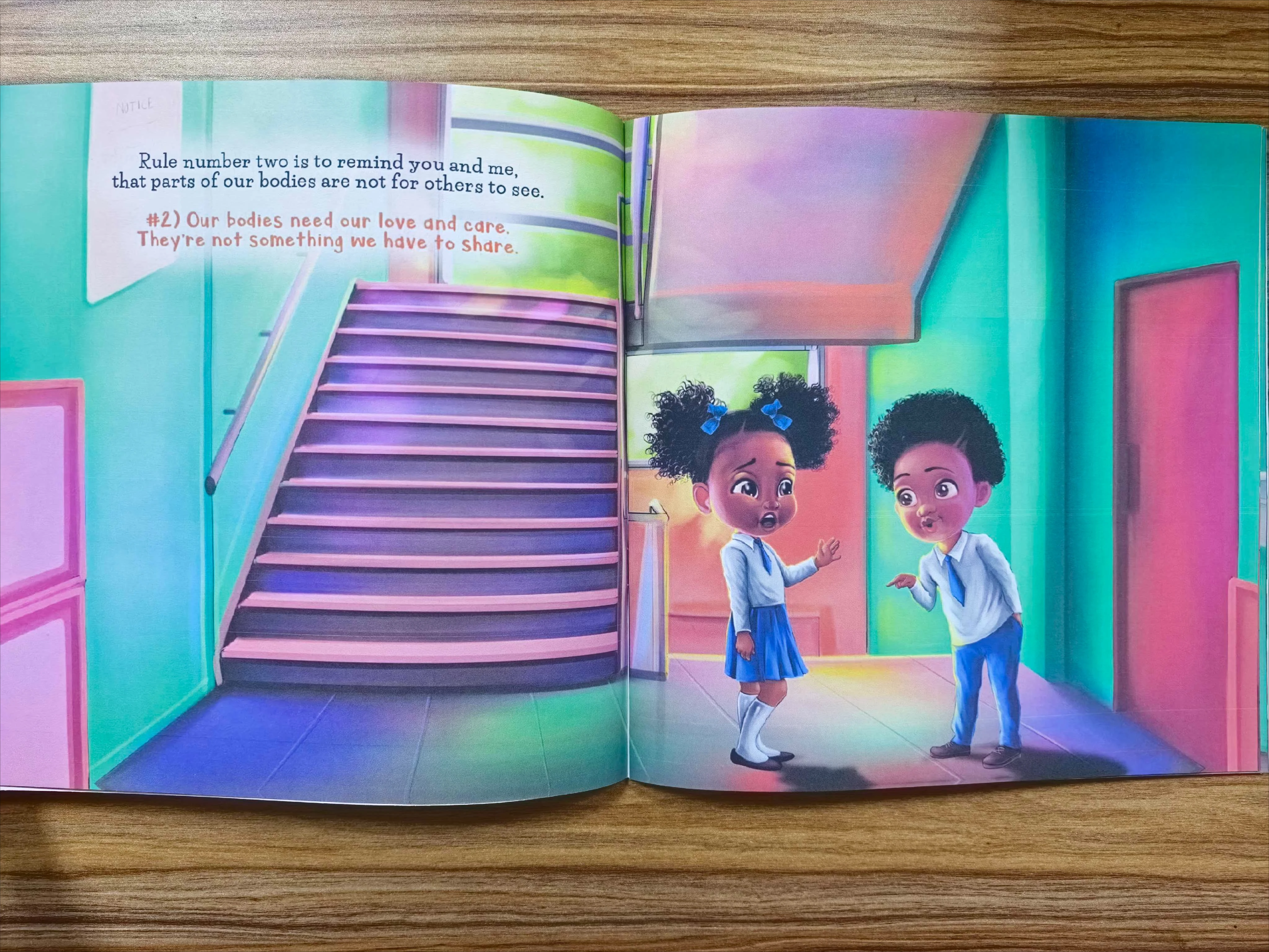 "أين يذهب الأيدي" تمكين الأطفال لقول لا تفهمهم أهمية السلامة البدنية وكيفية استخدام "لا" المجلد 4