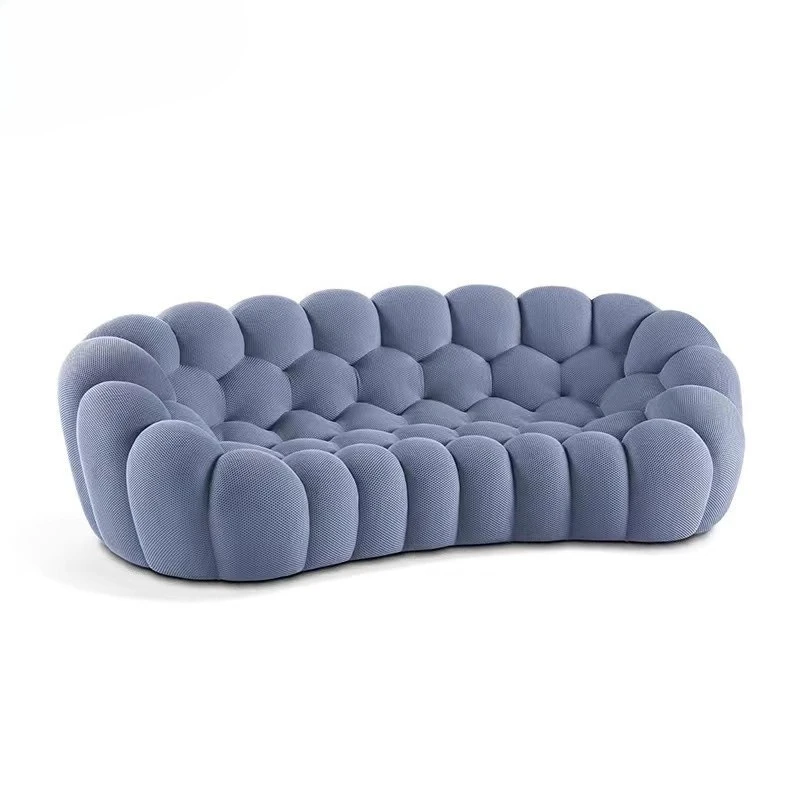 

Minimalist French Internet celebrity bubble football cream styling sofa design
