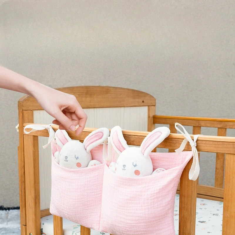 

Сплошной цвет, прикроватный подвесной органайзер для подгузников, подгузники, игрушки, одежда, подарки, органайзер для детской кроватки, сумка для хранения кроватки