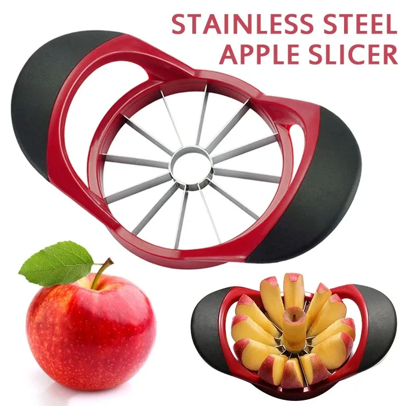 

Apple Slicer Fruit Cutter Stainless Steel Apple Knife Multifunctional Corer Kitchen Easy To Use Tool Peeler Apple Slicer
