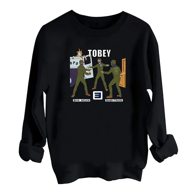 

Eminem & Big Sean & babytron Tobey sweatshirt Harajuku round neck long sleeve oversize hoodie