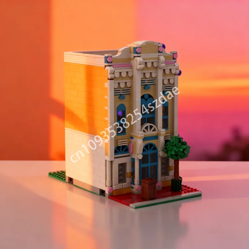 

1370pcs MOC Confectionery Extension Deluxe Main Model Building Blocks Architecture Christmas Gifts DIY Toy Education Brick Kids