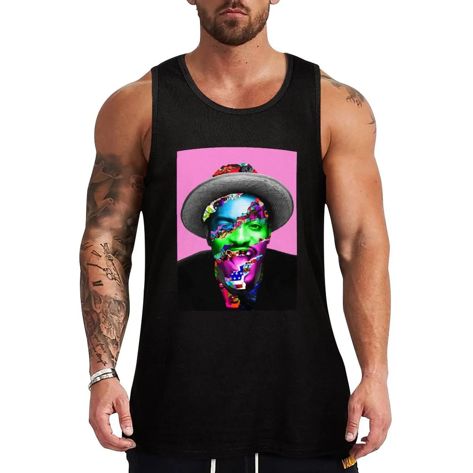 

Andre 3000 Tank Top sports vest t-shirt for men men gym clothing muscular man