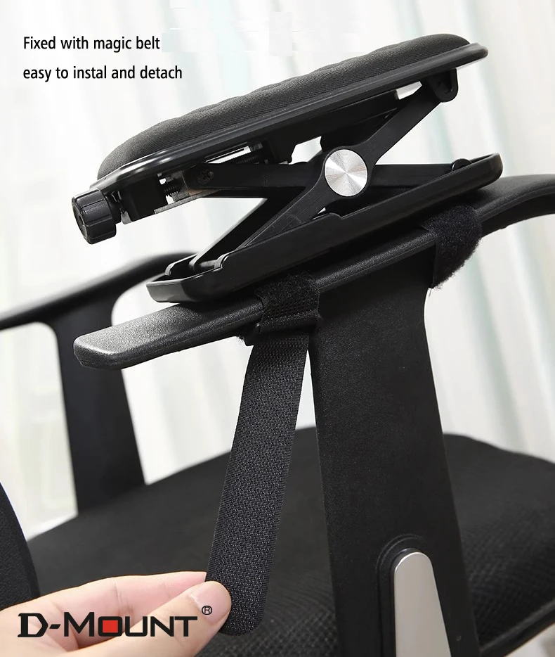 K50 Size Chair Arm Rest  mount on chair Clamping Wrist Support Elbow Rest height adjustable 20KG