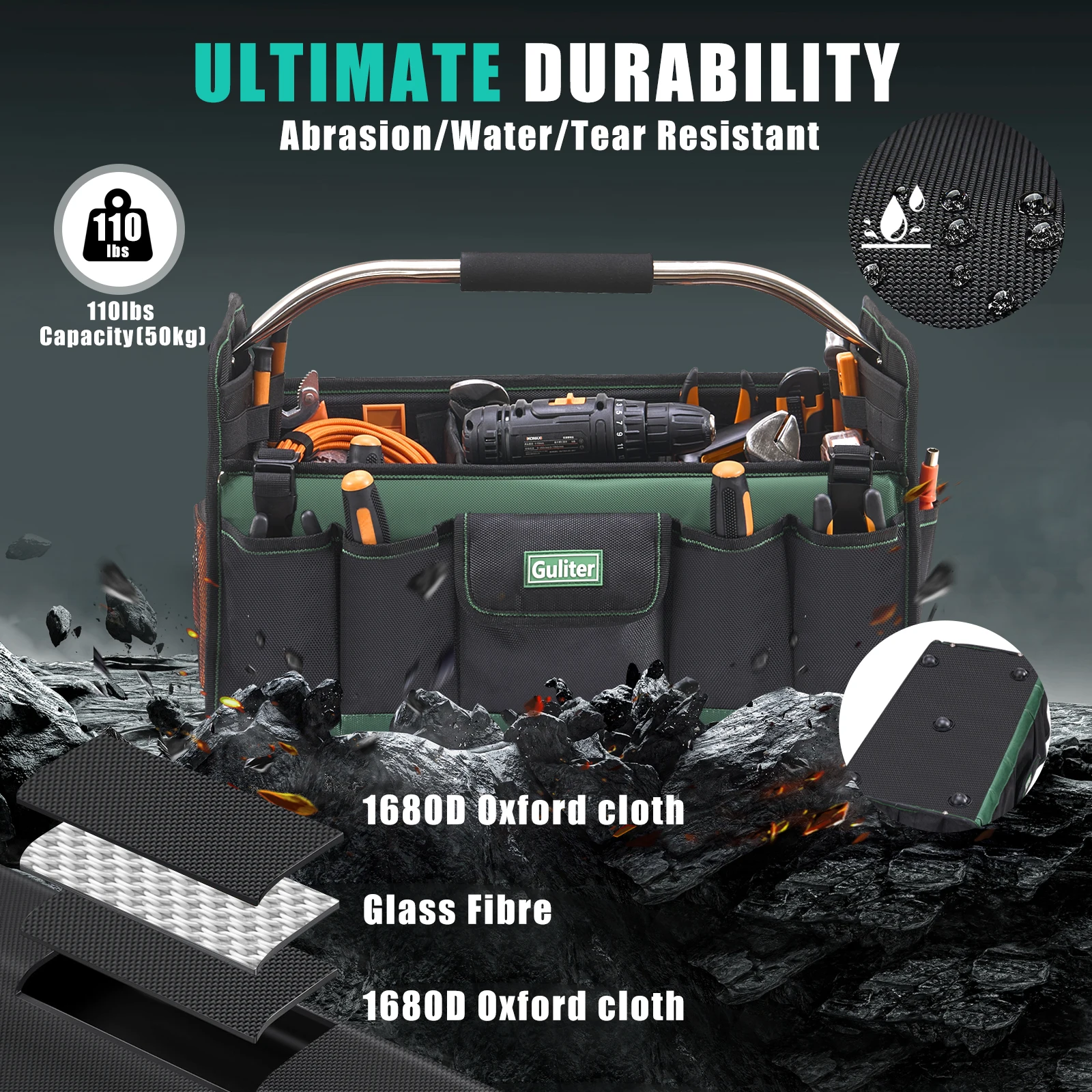 20 Inch Large Tool Bag, Heavy - Heavy Equipment Storage ulasan dan harga