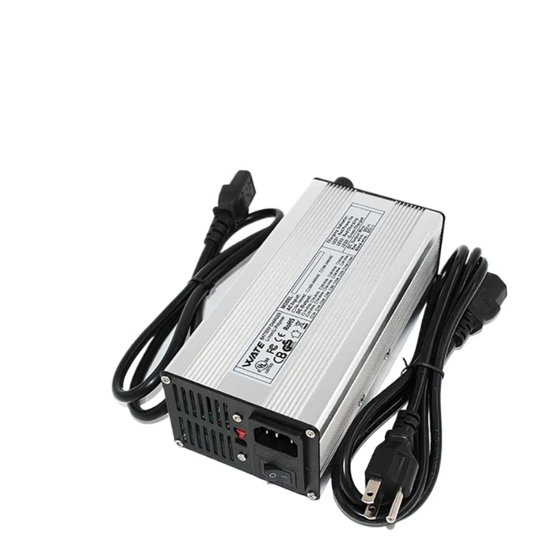 For 12V 24V LiFePO4 Battery Pack 4S 8S 16S 14.6V 29.2V LiFePO4 Battery Fast Charger Aluminum Shell