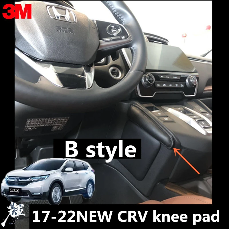 

For 2019 2020 2022 Honda CRV Car knee cusion pad Interior Accessories car Knee pad cusion Center Console, Driver Side Soft Pad