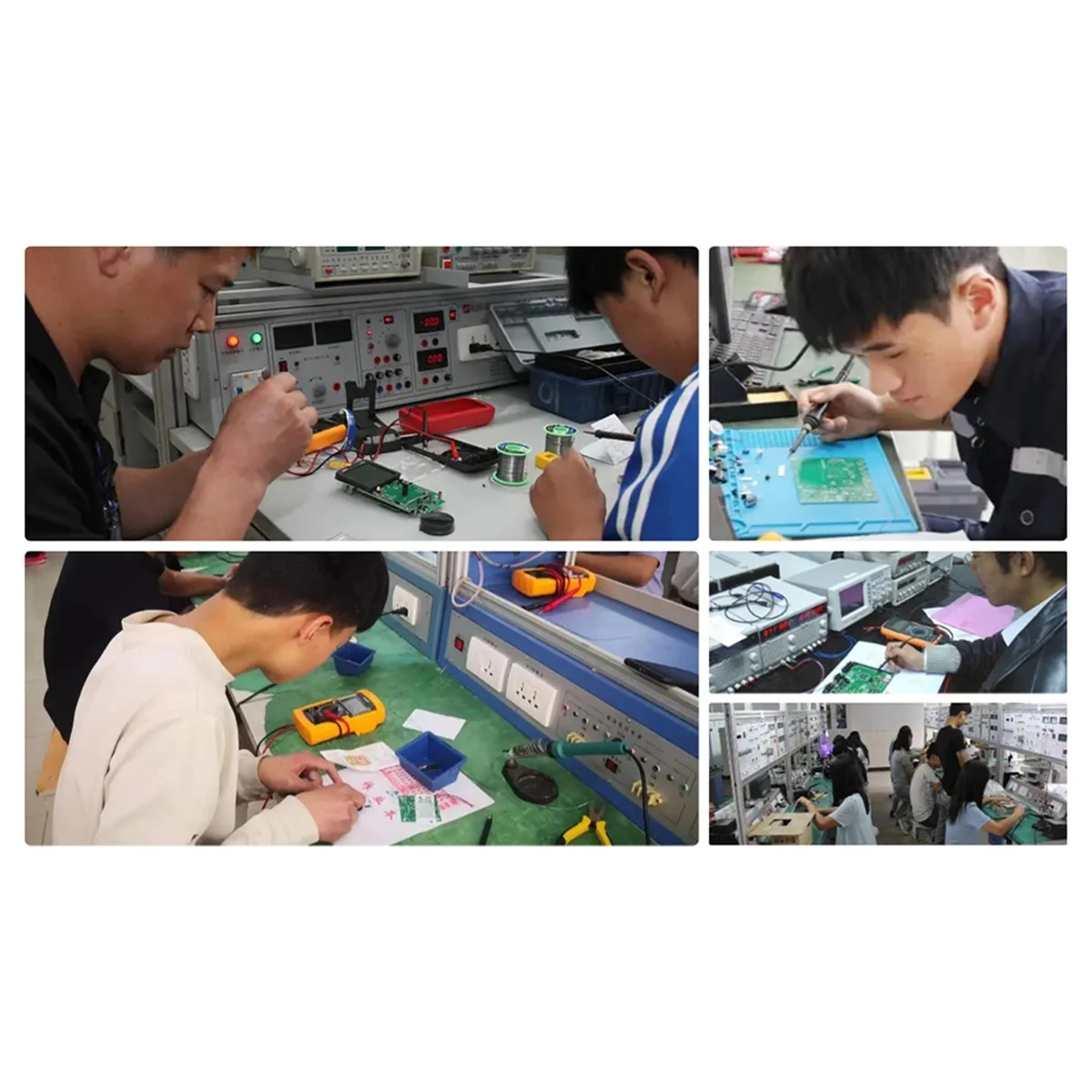 SLQZT Osciloscopio Digital DIY Kit Electrónico Microcontrolador Placa de Circuito Montaje Piezas de Soldadura