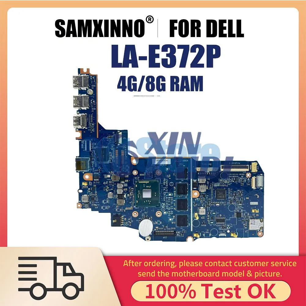 

Notebook Mainboard For Dell Chromebook 11 3180 3189 LA-E372P Laptop Motherboard N3060 CPU 4G 8G-RAM 16G 32G 64G-SSD Tested OK