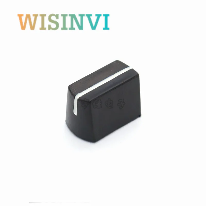 10PCS Mixer Push Key Cap 17*10*11 17x10x11 Plastic Fader Cap Console Volume Adjustment Push Rod Cap Aperture 4MM