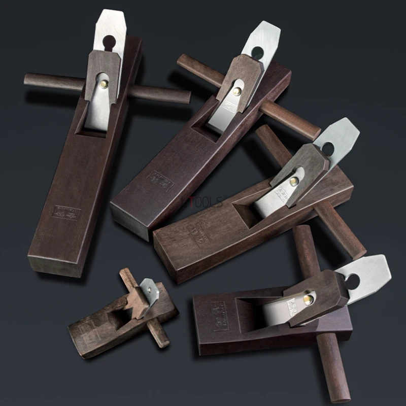 

Hand Planer Carpenter Professional Ebony Wood Material Wear Resistant Sharp Blade Woodworking Hand Push Planer Woodworking Tools