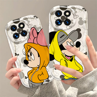 Mickey Mouse Disney Art For Xiaomi Mi 14 12 12T 11 Lite Poco M6 X6 X5 X4 X3 M3 F4 Pro GT NFC 5G Wave Oil Cover Phone Case