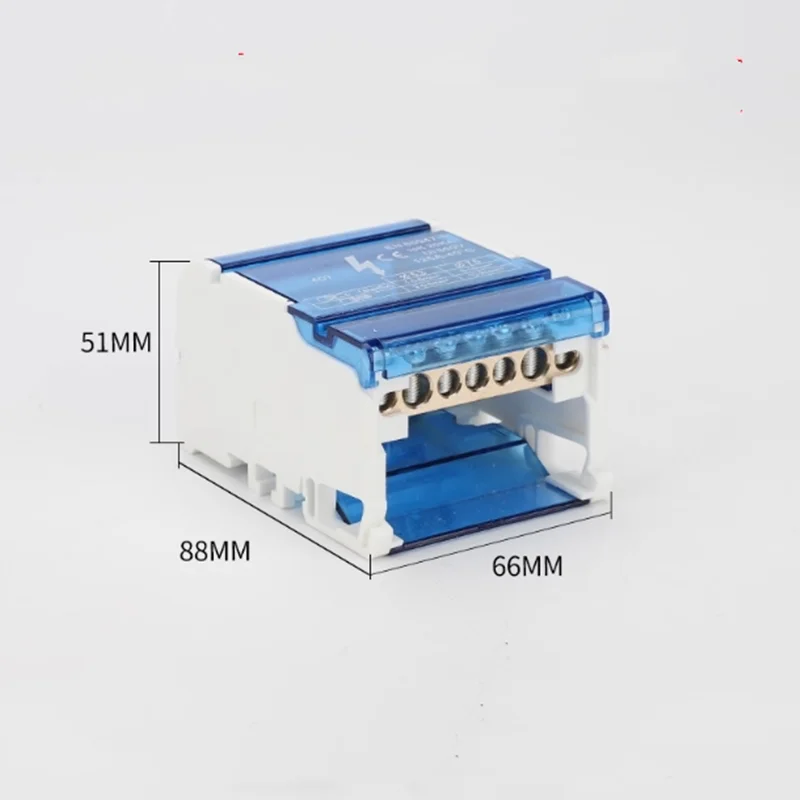 

UK407 Uk407 UKK407 Junction Box Wire Terminal Copper Zero Row Surface Mounted Splitter