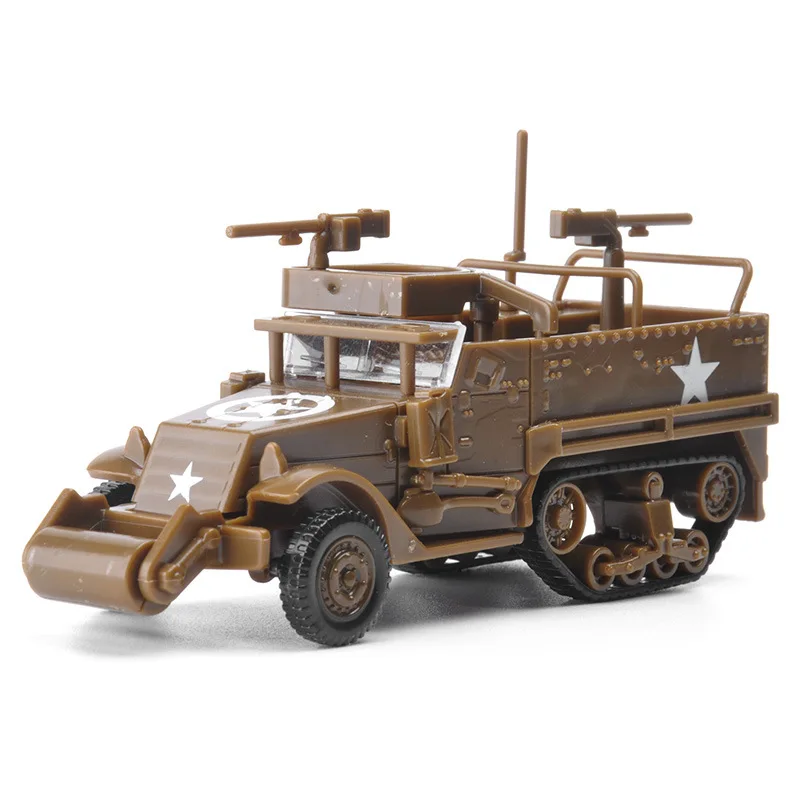 Neue 4D 1/72 M3A1 Halbspur Gepanzerte Personal Carrier Montage Modell Kleber Kostenloser Streitwagen Spielzeug Geschenk Für Jungen A31