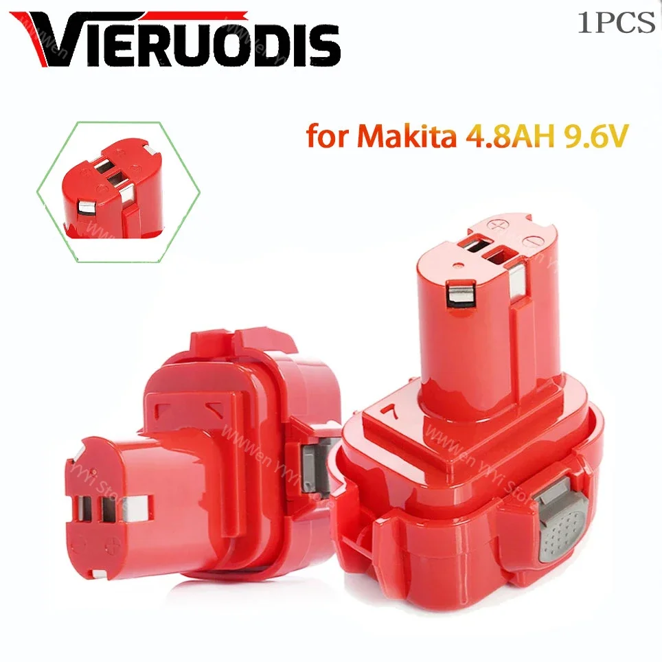 

for Makita PA09 9.6V 4.8Ah/4800mAh Rechargeable NI-CD Battery 9100 9120 9122 9133 6207D 6222D Cordless Drill Power Tool Battery