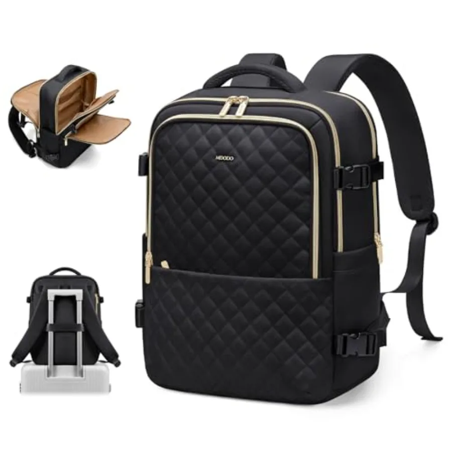 

Travel Backpack for Women Men - Large Carry On Luggage Laptop Backpack Lightweight Daypack Waterproof Causal Bookbag Computer B