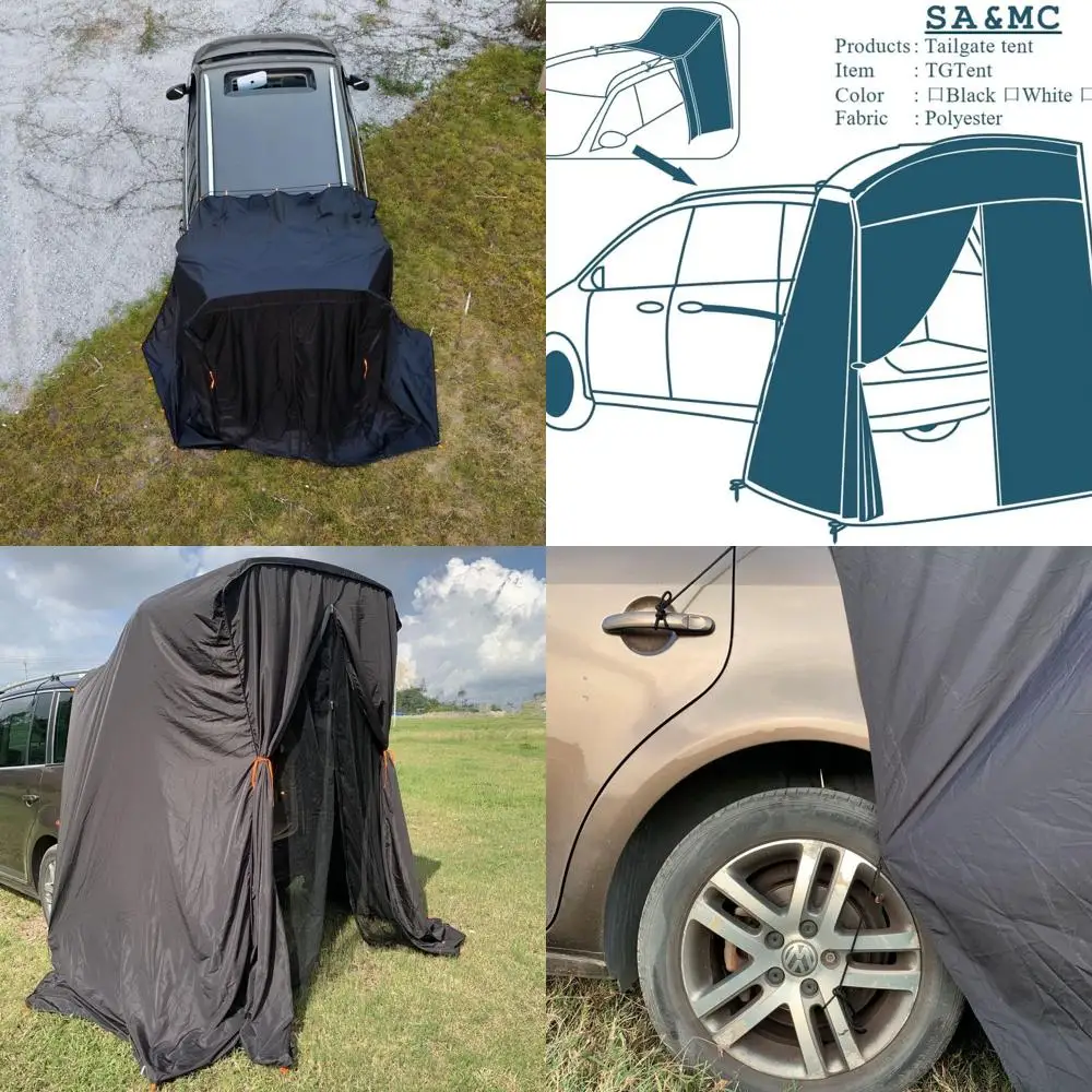 

Портативная палатка для внедорожников: легкая, водонепроницаемая, простая в установке - 148x148x230 см