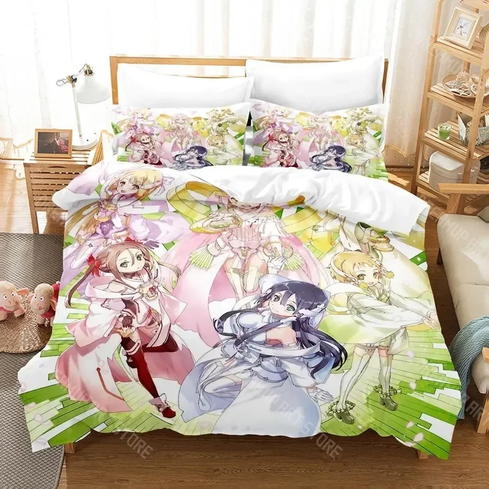2026 3D Print Yuki Yuna Is A Hero Bedding Set Cartoon Anime Three-piece Set Adult Kid Bedroom Duvetcover Sets 3D Kawaii Girls