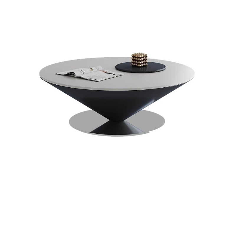 Medieval floating flying saucer coffee table, living room household small apartment, light luxury art high sense