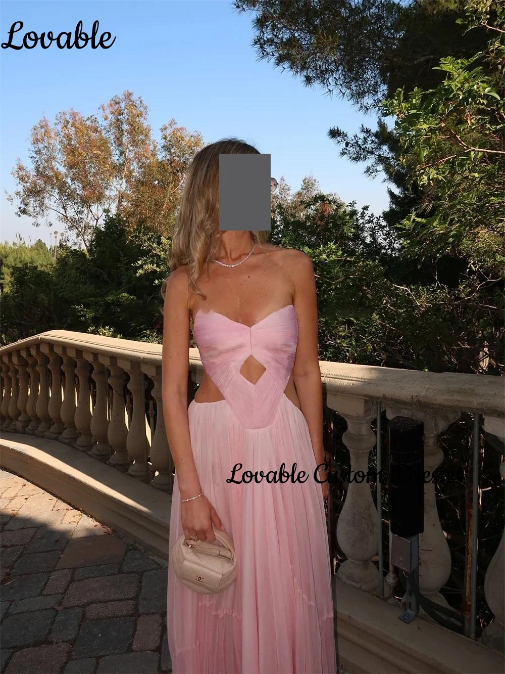 

Sweetheart Vestidos De Festa A-Line Customize Dress Women Elegant Luxury Pink Floor-Length Ruffle Zipper Gala Dresses Woman Slee