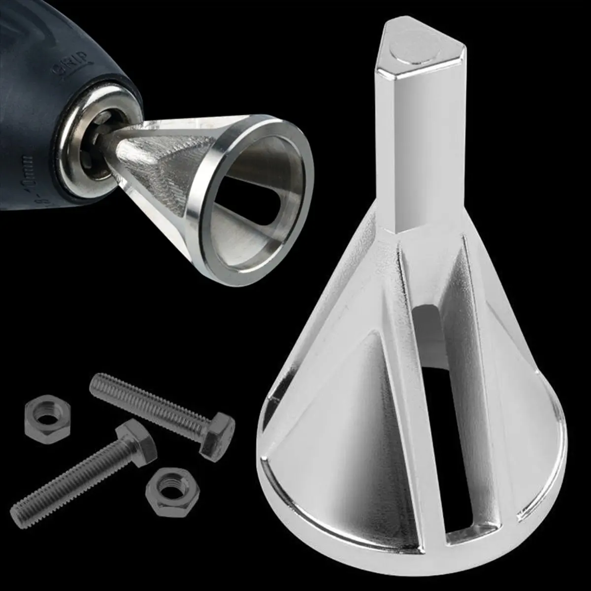 

A23PBG Metal Deburring and Chamfering Tools Deburring and Chamfering Knife Electric Drill Trimming Knife Hard Chamfering Tool B