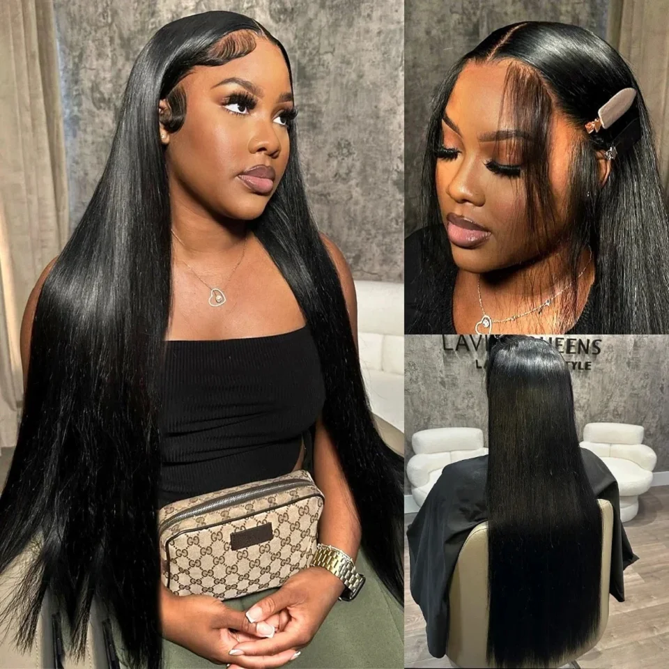 Brazilian 30 40 Inch Raw Virgin Unprocessed Human Hair Extensions Bone Straight Human Hair Weave Bundles 1/3/4 Pcs Double Wefts S583780a709164a76abdb77622f23e14c4