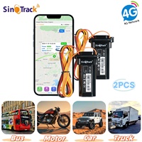 2Units Mini 4G Tracker ST-901L Waterproof Builtin Battery GPS for SUV Truck Bus Car Anti-Theft With Free APP Online Tracking
