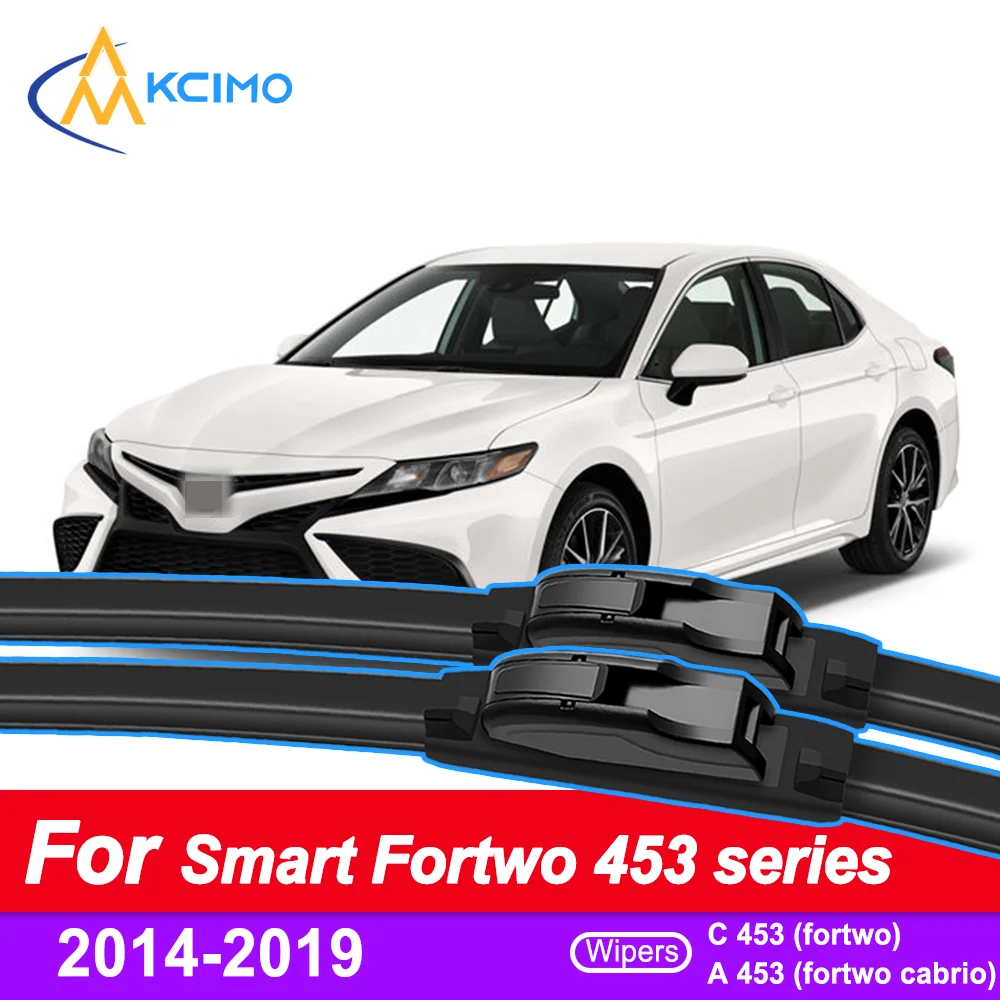 

2PCS HD Wiper Blades for Smart Fortwo 453 series C 453 A453 smart EQ fortwo 2014-2019 Front Windshield Accessories