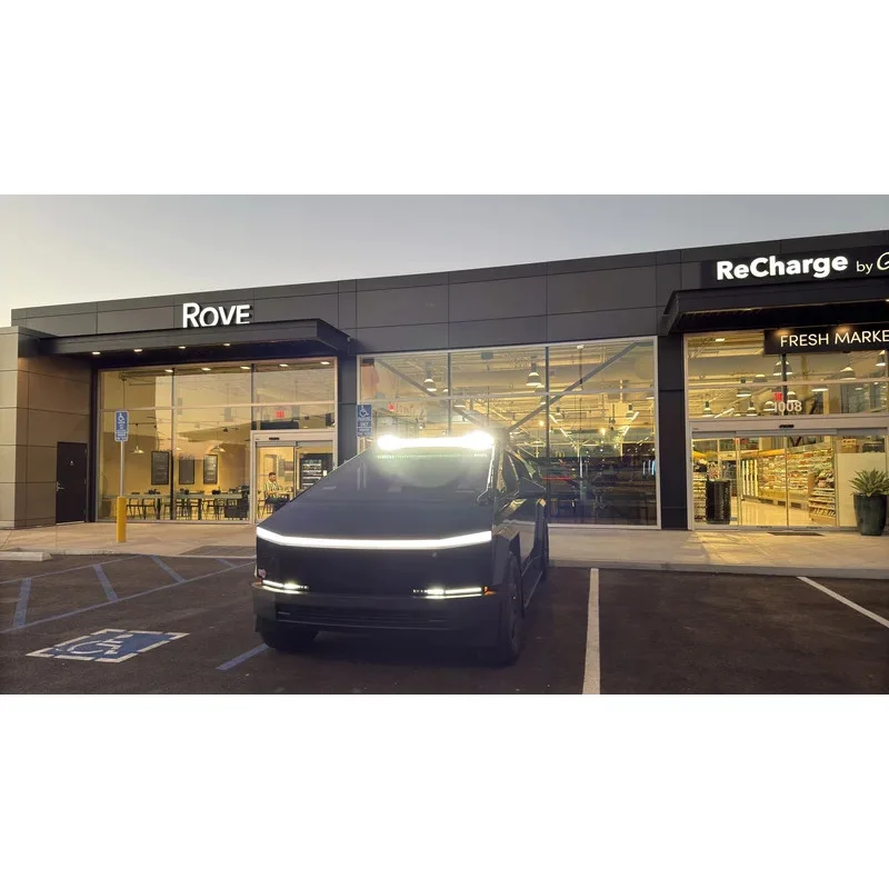 Hansshow Roof LED Light Bar Off-Road & Overland Auxiliary Lighting Headlight Bar for Cybertruck