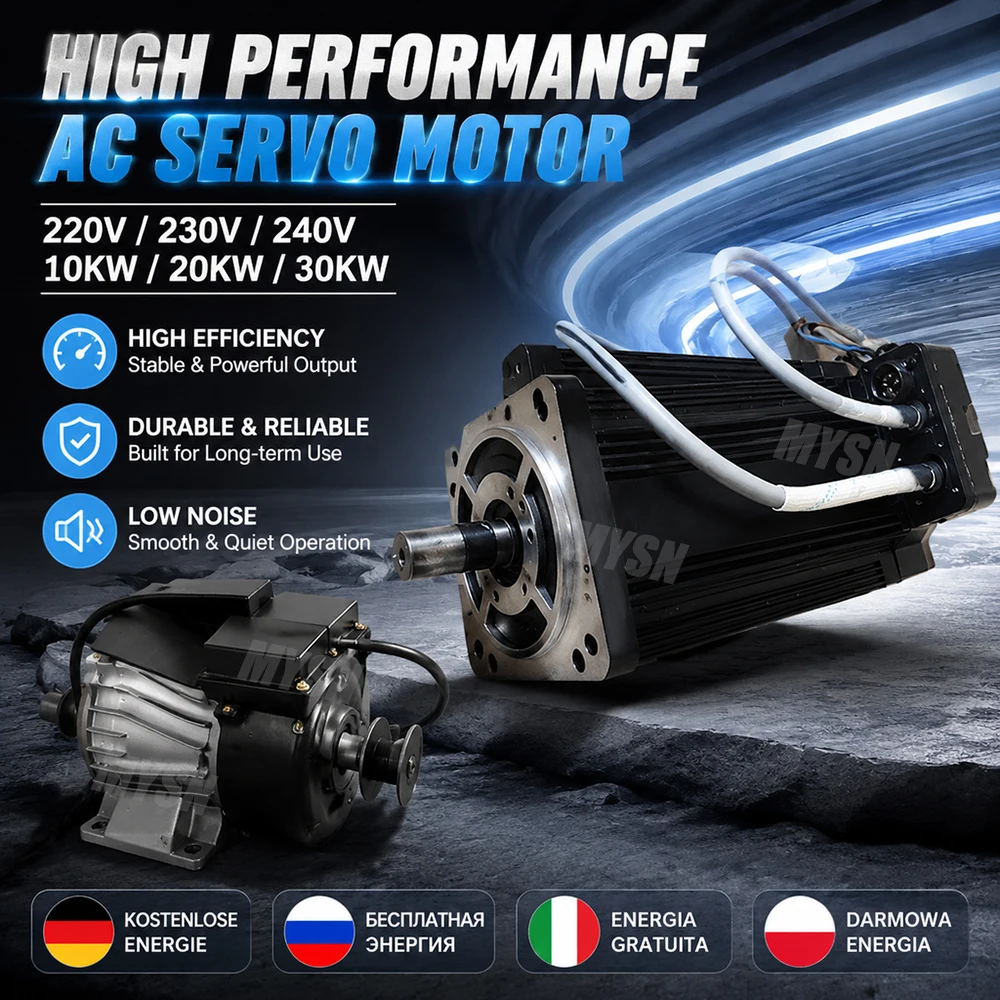 Low Noise 50000W Household Permanent Magnet Generator 10KW 20KW 30KW 230V High Efficiency Alternator AC Motor for Farm Workshop