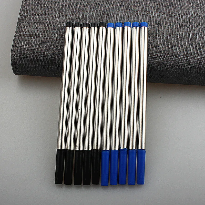 Hight Quality 5/10pc Blue Or Black Offer Special Roller Ball Pen Ink Refills Ballpoint Pen Refill Office School