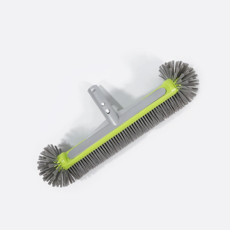 Pool Brush Head For Cleaning Pool Walls,Inground/Above Ground Swimming Pool Round Scrub Brushes,Reinforced Back Brush