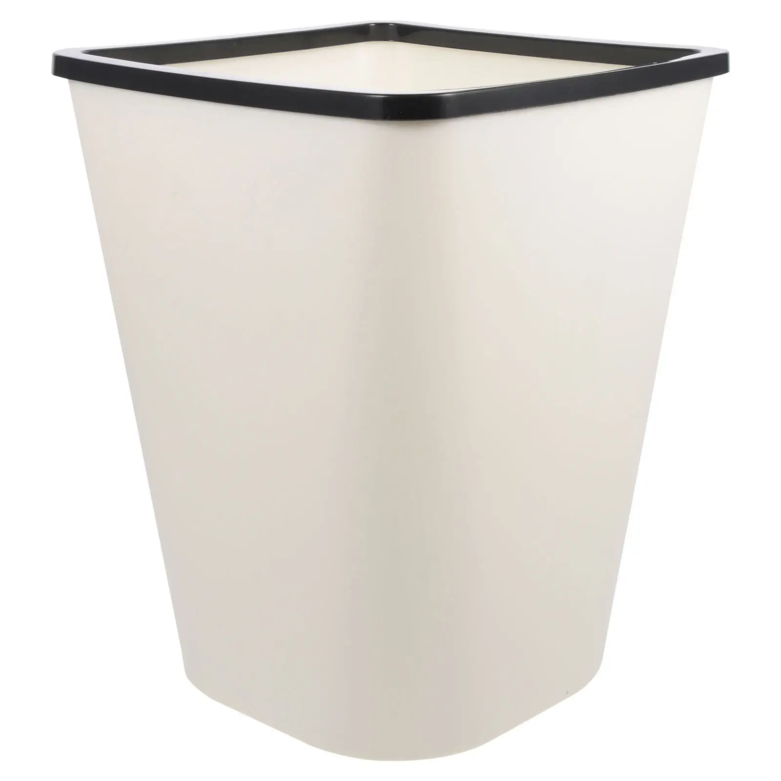 

Plastic Square Trash Can Compact Lightweight Household Garbage Can for Kitchen Bathroom Living Room Bedroom Dorm Apartment