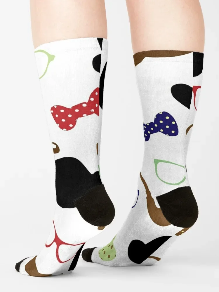 Bow Tie Day 2020 Socks sports stockings gifts floor cotton Socks Men Women's