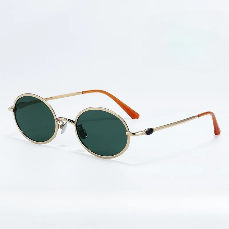 

New Fashion Ellipse Alloy Men Sunglasses UV Protection Business Driving Polarized Women SUN GLASSES Support Prescription Lenses