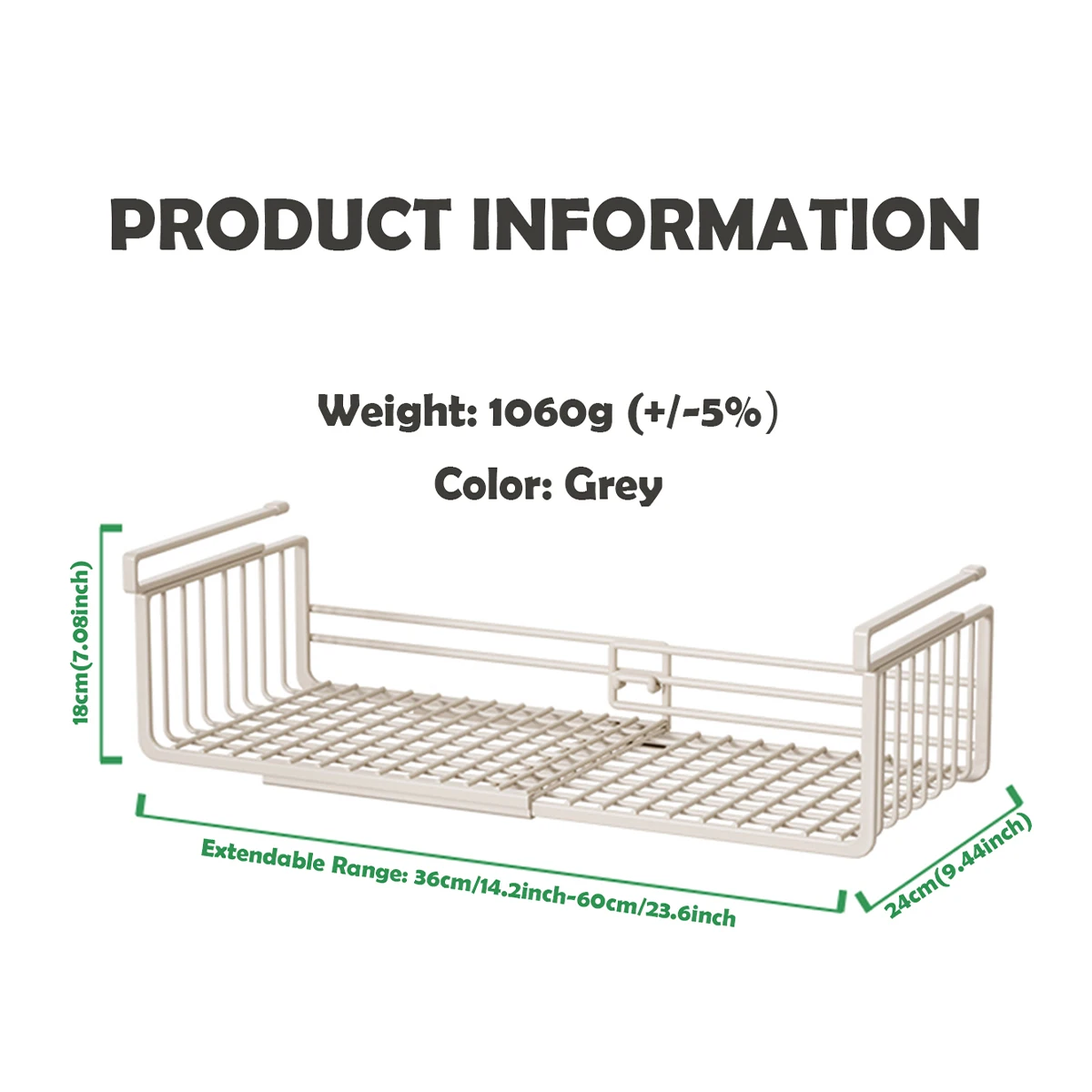 WMMO Kitchen Movable Rack with Adjustable Width No Drilling Installation Rack Iron Wardrobe Storage Rack Multi-functional Rack