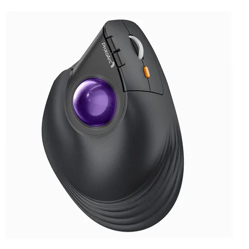 Ratón Trackball inalámbrico Vertical ProtoArc, EM05 NL, Bluetooth, ergonómico, Rollerball, recargable, para ordenador, portátil, pulgar