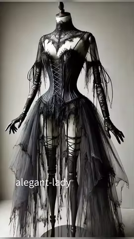 Custom Vintage Gothic Ball Gown Lace Corset Special Occasion Evening Gown Masquerade Ball Dress Cosplay Costume Vampire Dress