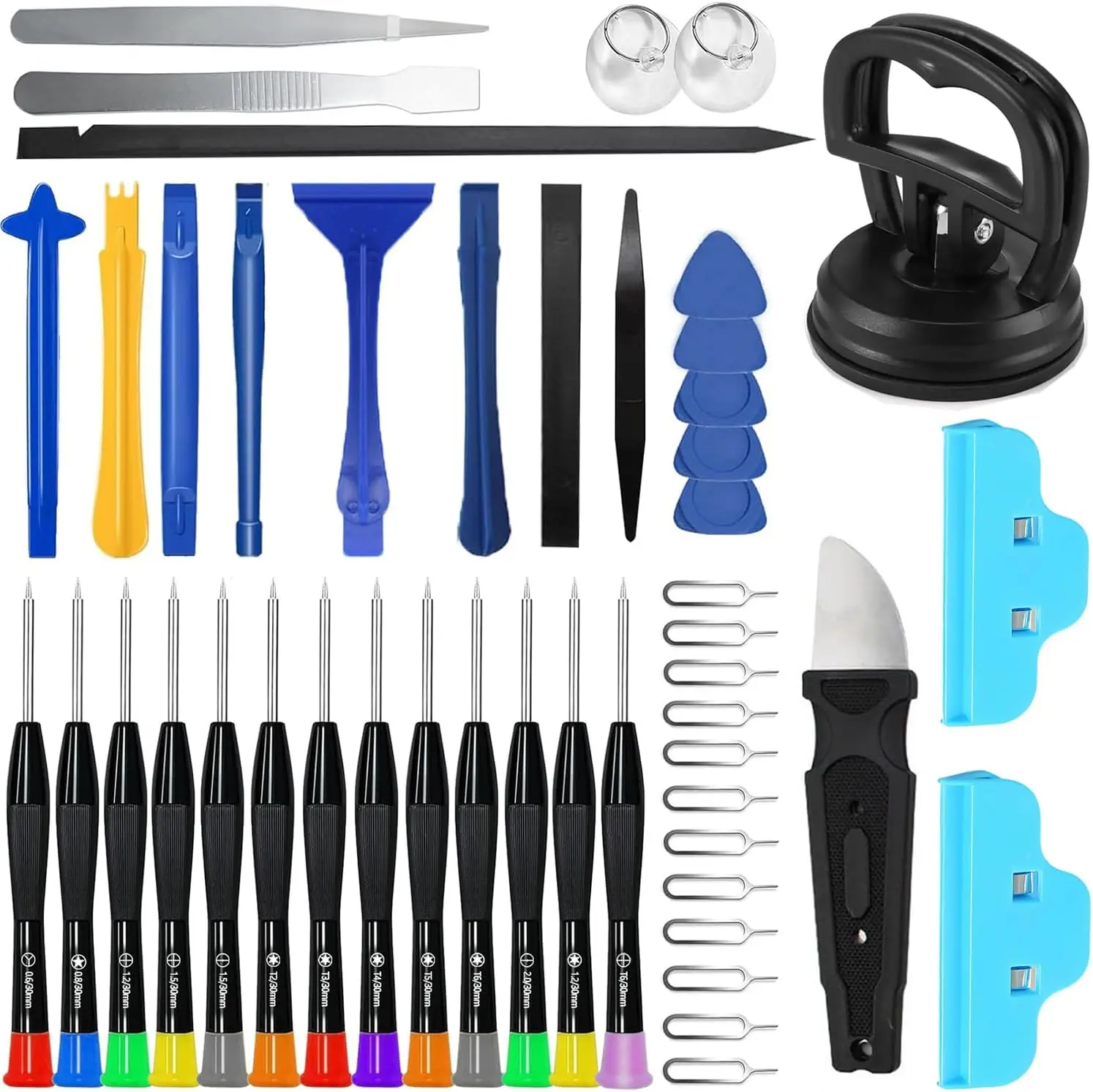 

Набор инструментов для ремонта мобильных телефонов 48 в 1, прецизионные отвертки для вскрытия и ремонта мобильных телефонов, профессиональный инструмент для электроники