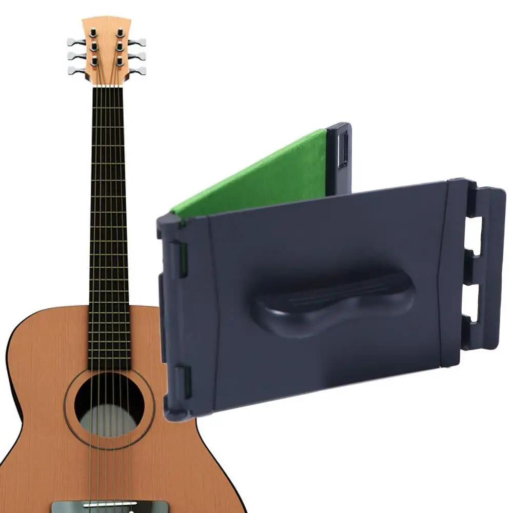 

Cleaning Tool Bass Strings Scrubber Green Ergonomic Guitar String Cleaner Brush ABS Cotton Fabric Guitar Fretboard Rub