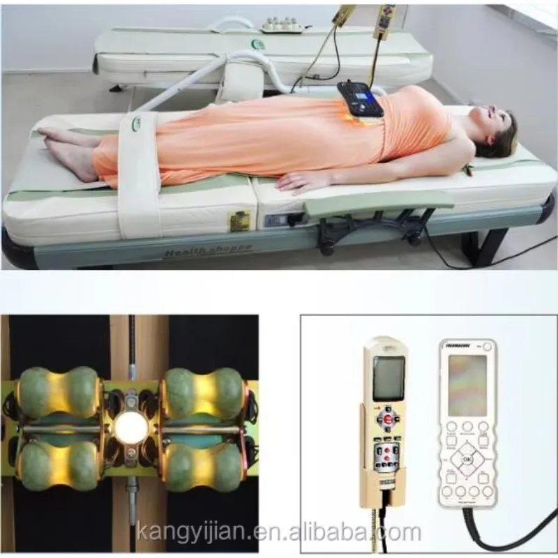 Thermal Jade Roller Massage Bed Jade Projector Physiotherapy Device Hospital and Home Usage
