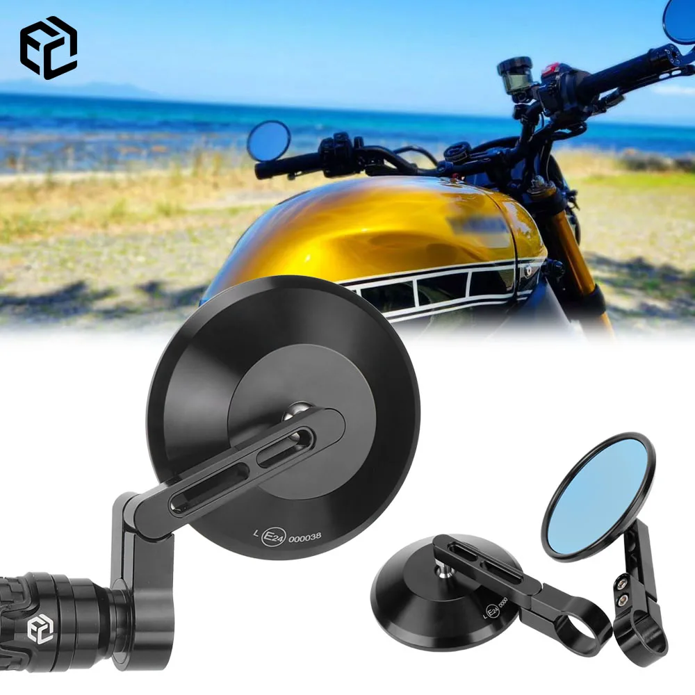 

Motorcycle Handlebar Bar End Mirror For Fit Yamaha XSR 900 XSR900 2022+ Rear View Rearview Handle MIrror Accessories