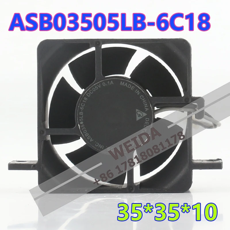 

Original new Delta 5V 0.10A 3510 two-wire ultra-quiet inverter ASB03505LB-6C18 cooling fan