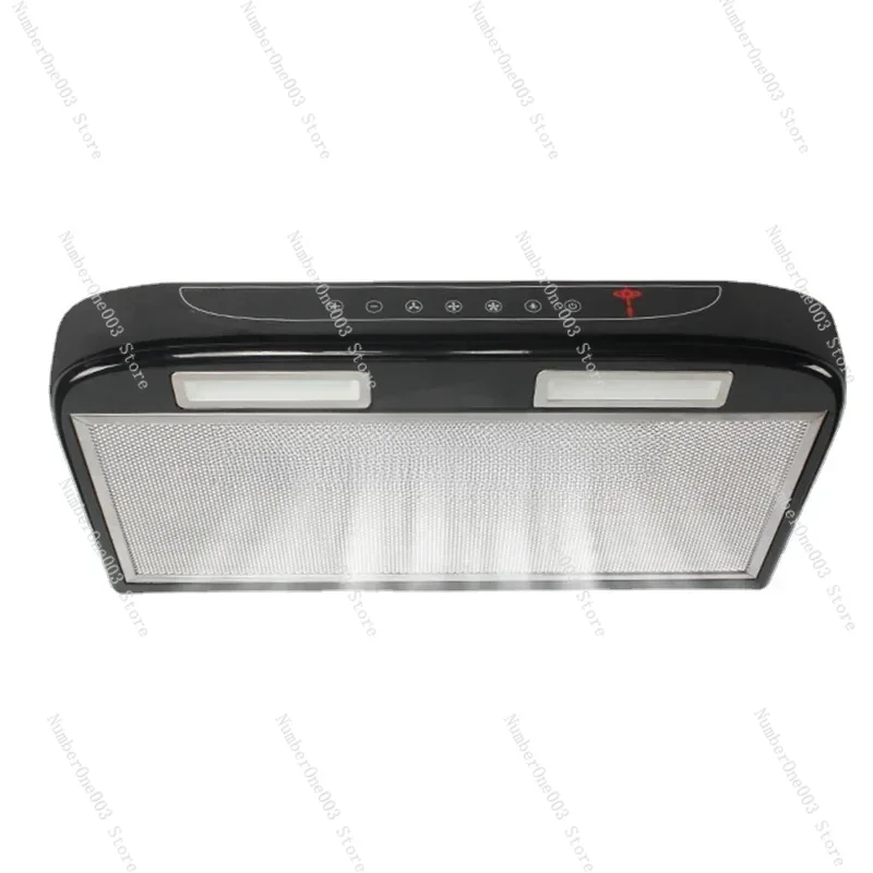 Vehicle Range Hood with LED Light, Kitchen Touch Switch, Key Type, Removable for Cleaning Camper Caravan, 12V