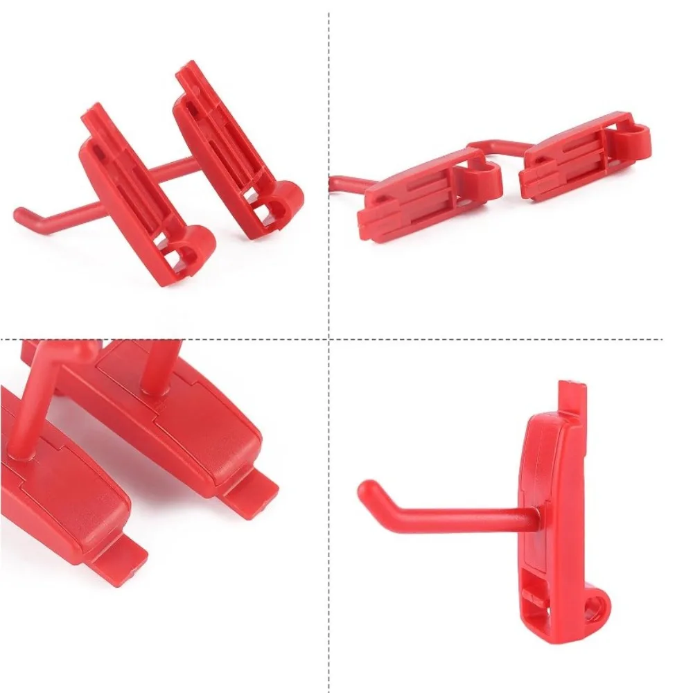 페그 보드 주최자 액세서리 차고 작업대 도구 정리를위한 1.5 인치 단일 긴 옷걸이 걸기 용 Pegboard 후크