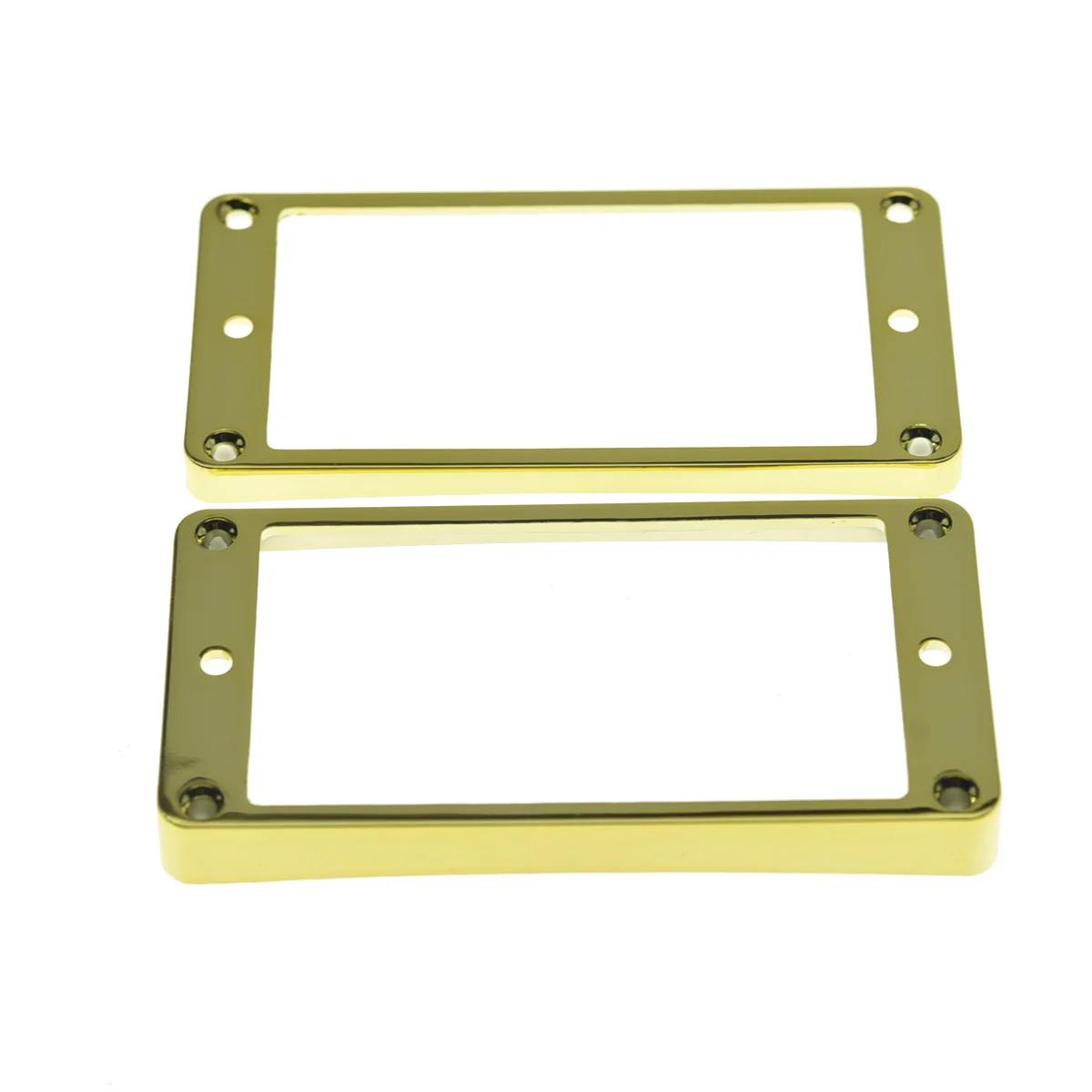 Dopro-Anillo de pastilla Humbucker, Base plana/curvada, marco de pastilla Humbucker, se adapta a Epiphone Les Paul Gold/Chrome