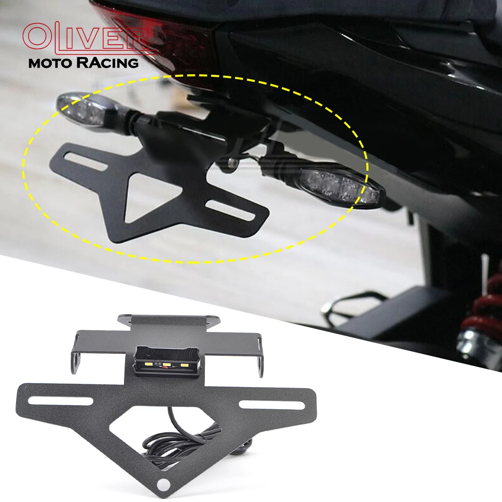 Placa de matrícula trasera para Triumph Daytona 660 2024-2025, soporte para matrícula de motocicleta, soporte de luz trasera Daytona660