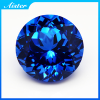 NEW Round Shape Blue Cobalt Spinel Loose Gemstone Diamond for Jewelry Making